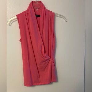 Lauren Ralph Lauren Pink Wrap Blouse size XS. EUC